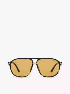 Tom Ford TR001634 Bruce square-frame polyamide sunglasses Tom Ford Sunglasses, Sign Off, Cat Eyes, Square Frame, In The Mood, Prince Charming, Square Frames, The Mood, Hard Case