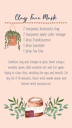 Clay Face Mask Diy, Young Living Essential Oil Diffuser, Young Living Products, Side Hussle, Homemade Face Wash, Essential Oil Beauty, Sound Energy, Essential Oil Carrier Oils, Autumnal Equinox