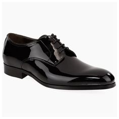 Crafted Of Patent Leather, To Boot New York's Aalborg Dress Shoes Are Constructed In A Classic Derby Style. Patent Leather Upper Round Toe Lace-Up Style Leather Lining Leather Sole Made In Italy Msrp $399 Size Heel Height, 0.5" (13mm) Condition: Floor/Display/Sample Item...For In-Store Try-Ons Only...Shows Try On Marks On Sole...Overall In Excellent Condition!!!...Purchased From A High End Fifth Avenue Store... Blackline On Inside Label Done By The Department Store To Prevent Illegal Store Return. Formal Closed Toe Leather Shoes With Removable Insole, Black Patent Leather Lace-up Shoes For Formal Occasions, Luxury Patent Leather Lace-up Work Shoes, Black Luxury Patent Leather Lace-up Shoes, Luxury Patent Leather Lace-up Dress Shoes, Black Patent Leather Lace-up Shoes For Semi-formal Occasions, Black Patent Leather Sleek Shoes, Luxury Patent Leather Lace-up Shoes With Round Toe, Formal Patent Leather Lace-up Shoes With Rubber Sole