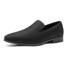 About this item Slip-On Convenience: These men’s loafers are designed for ultimate convenience. Simply slip them on and step out in style! Fine Texture: The knitted/velvet upper adds quality texture to the minimalist design, making these men’s slip-on loafers a perfect choice for dress-up events like wine parties. Cushioned Comfort: The vegan leather lining together with the cushioned insole create a comfortable feel, making these men’s tuxedo shoes not only fashionable but also perfect for all-day wear. Micro Arch Support: These men's dress shoes feature an insole with micro arch support that contours to your foot for added support. Multiple Options: These loafers for men are available in classic black/white as well as knitted fabric/velvet upper. Pick one that suits you best!   Payment S Loafers Dress, Tuxedo Shoes, Arch Support Shoes, Formal Tuxedo, Black Suede Loafers, Loafers For Men, Men's Dress Shoes, Wine Parties, Men's Loafers