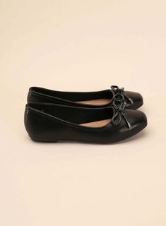 These ballet flats are your new go-to shoes for everyday wear. Featuring a timeless silhouette of a closed, round toe and flat heel, these flats will provide comfort and style for years to come. Type: Flats Pattern type: Solid Style: Chic, classy Toe: Closed, rounded toe Heel height: Flats Heel shape: Flats Material: Synthetic Imported Kitten Heels Ballet Flats, Flats With Black Dress, Classy Sandals Flats, Cute Ballet Flats, Flat Formal Shoes, Ballet Sandals, Classy Shoes Flats, Prom Flats, Flat Ballet Shoes