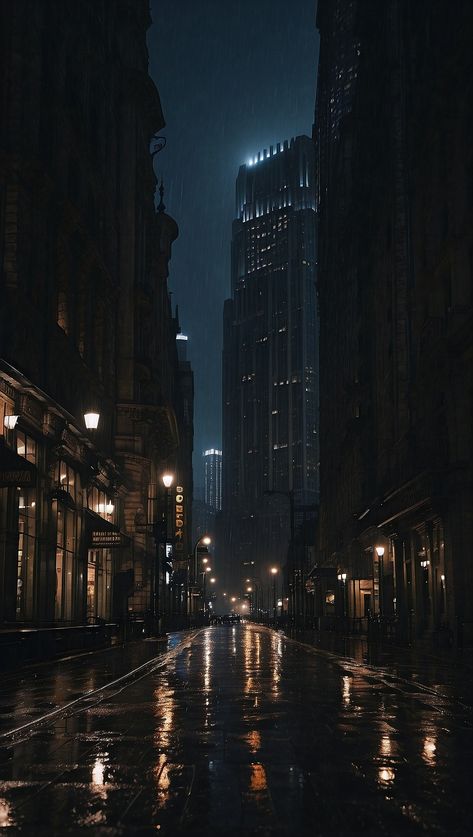 Rainy City Aesthetic, Rain Aesthetics, Wallpapers City, Cityscape Wallpaper, City Rain, City Lights At Night, Rainy City, Night Beautiful, Rain Wallpapers