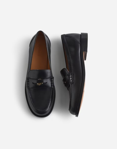 The Grayson Penny Loafer | Madewell Penny Loafers For Women Outfits, Lugsole Loafer, Winter Work Clothes, Womens Business Professional, Tory Burch Perry Tote, Big Wolf, Comfortable Work Shoes, Classy Yet Trendy, Loafers Outfit