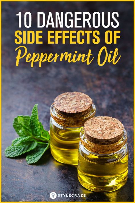 10 Side Effects Of Peppermint Oil: Peppermint oil is well admired for the calming benefits it renders. But, have you ever thought that it can also cause side effects. Here is a list of the side effects of peppermint oil could possibly have on your health. #peppermint #healthcare Pepermint Oil, Peppermint Essential Oil Uses, Peppermint Oil Uses, Peppermint Oil Benefits, Peppermint Tea Benefits, Peppermint Plants, Essential Oil Benefits, Peppermint Oil, Oil Benefits