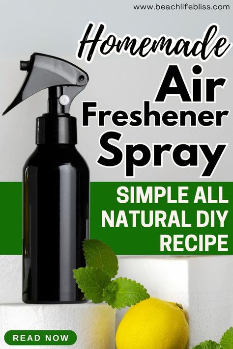 Today we’re going to go through how to make a DIY Air Freshener Spray for your home! Learn now. #airfreshener #home #improvement #tips #diy Diy Home Deodorizer Air Freshener, Organic Air Freshener Diy, Smelly Jelly Air Freshener, Home Fresheners Diy Air Freshener, Homemade Air Freshener House Smells, Homemade Air Fresheners, Natural Home Smells Air Freshener, Natural Home Air Freshener, Crockpot Air Freshener Recipes