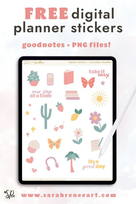 Spring Digital Planner Stickers, Cute Stickers For Digital Planner, Sticker For Digital Planner, Pre Cropped Digital Stickers Free, Cute Digital Stickers Free, Precropped Digital Stickers Free, Stickers For Good Notes Free, Spring Digital Stickers, Digital Stickers Goodnotes Free Png