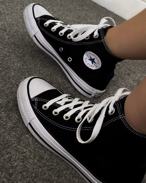 Shoes Aesthetic Black, Shoes Converse Black, Converse Shoes Black, Converse Black, Black Converse Aesthetic, Converse Shoes Aesthetic Black, Converse Black Aesthetic, Black Converse Cheap, Converse Shoes Outfit