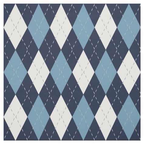 Navy Blue and White Argyle Pattern Fabric Gender: unisex. Age Group: adult. Blue Fabric Patterns, Argyle Pattern Wallpapers, Preppy Background, Tumblr Pattern, Engraving Patterns, Blue Patterns, Christmas Furniture, Navy Wallpaper, Argyle Pattern