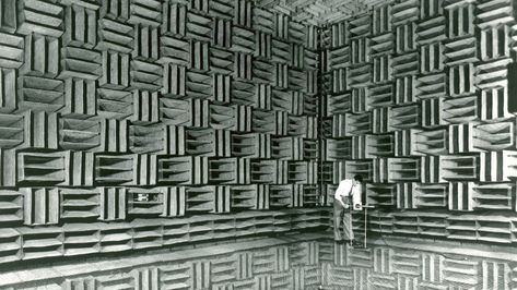 Anechoic Chamber, Bell Labs, Science Images, Acoustic Foam, Quiet Room, Guinness Book, World Records, Science, Branding