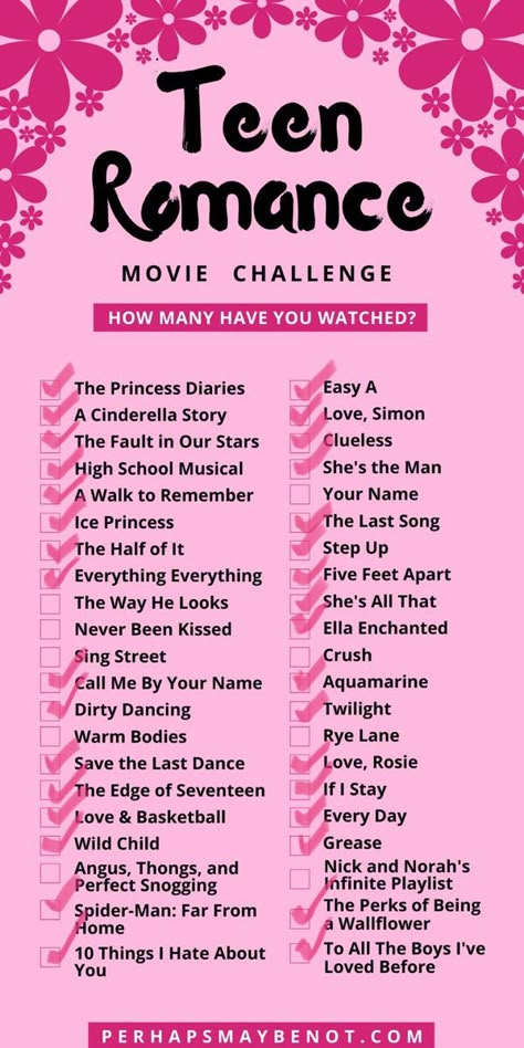 Teen Romance Movies, Best Teen Movies, Movie Challenge, Netflix Shows To Watch, Save The Last Dance, Movie Hacks, Movies To Watch Teenagers, Romance Movie, Netflix Movies To Watch