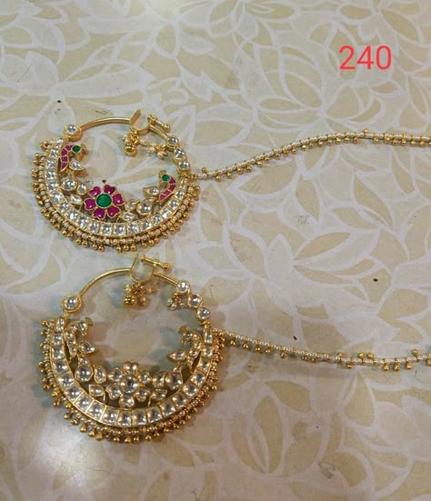 Rajputi Jewellery Nath, Nath Nose Ring Rajputi, Besar Nath Gold, Rajputi Hathphool Design, Rajputi Nath Designs, Nath Designs Gold Rajputi, Rajasthani Nath, Nath Design, Rajput Jewellery