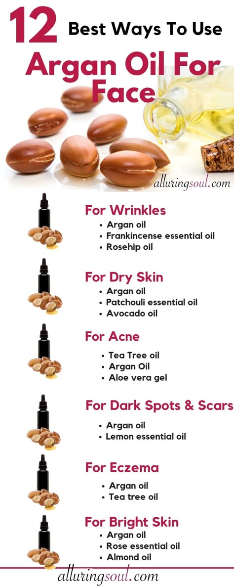 Argan Oil For Face, Argan Oil Face, Argan Oil Benefits, Tea Tree Oil For Acne, Facial Oils, Tips For Acne, Coconut Health Benefits, Oil For Dry Skin, Face Oils