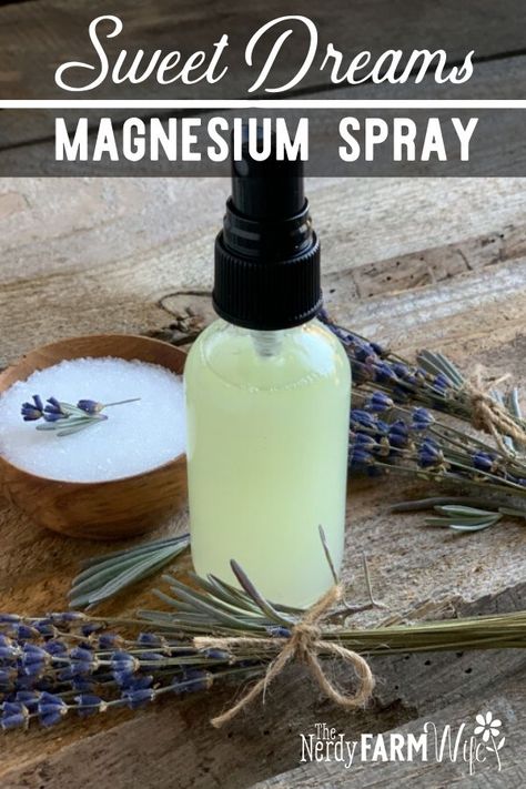 Magnesium For Body Odor, Magnesium Body Spray, How To Make Magnesium Oil Spray, Making Magnesium Spray, Magnesium Spray Diy Epsom Salt, Homemade Magnesium Spray, Magnesium Spray Diy, Marjoram Essential Oil, Magnesium Flakes