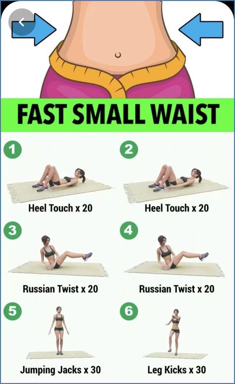 Motivasi Diet, Small Waist Workout, Modele Fitness, Lower Belly Workout, Latihan Kardio, Latihan Yoga, Workout Routines For Beginners, Workout For Flat Stomach, Quick Workout Routine