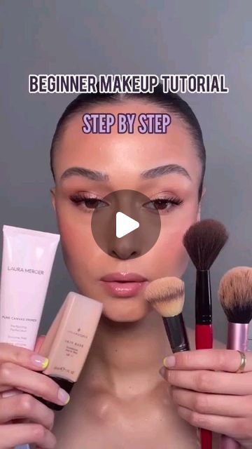 Makeup Looks How To Do, Soft Makeup Step By Step, How To Do Makeup For Beginners Tutorials, How To Properly Apply Makeup Step By Step, Natural Makeup Look For Beginners, Proper Makeup Steps, Flawless Skin Makeup Tutorial, Easy To Do Makeup Looks, Easy Make Up Ideas For Beginners