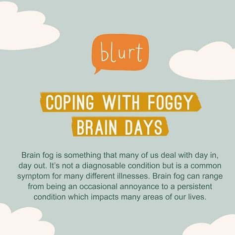 Brain Fog Quotes, Foggy Brain, Forgetting Things, Brain Fog, Brain Health, Physical Health, Days Out, Science And Technology, Our Life