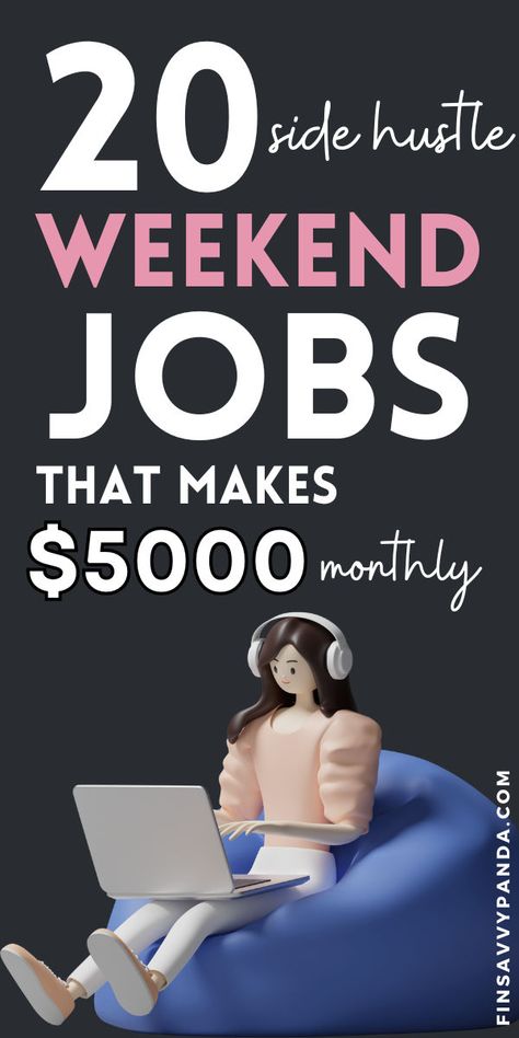 Side Hustle Jobs, Weekend Jobs, Jobs For Moms, Easy Ways To Make Money, Money Making Jobs, Jobs From Home, Extra Money Online, Work From Home Opportunities, Social Media Jobs