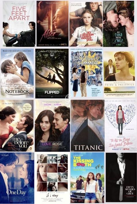 Must Watch Movies List Romance, Romantic Movie On Netflix Watches, Romance Disney Movies, Comedy Movie Recommendations, Best English Movies To Watch, Emotional Movies To Watch, Romantic Movies Aesthetic, Movies To Watch With Your Boyfriend, Romance Movies To Watch List