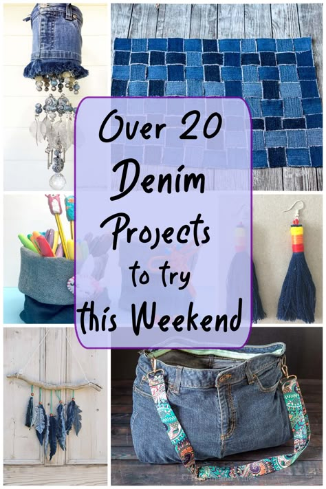 Learn what to do with old jeans with this interesting list of denim projects that are easy and practical to create.