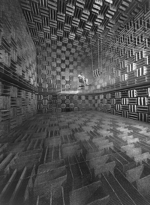 the interior of an old building with many rows of books on the walls and floor