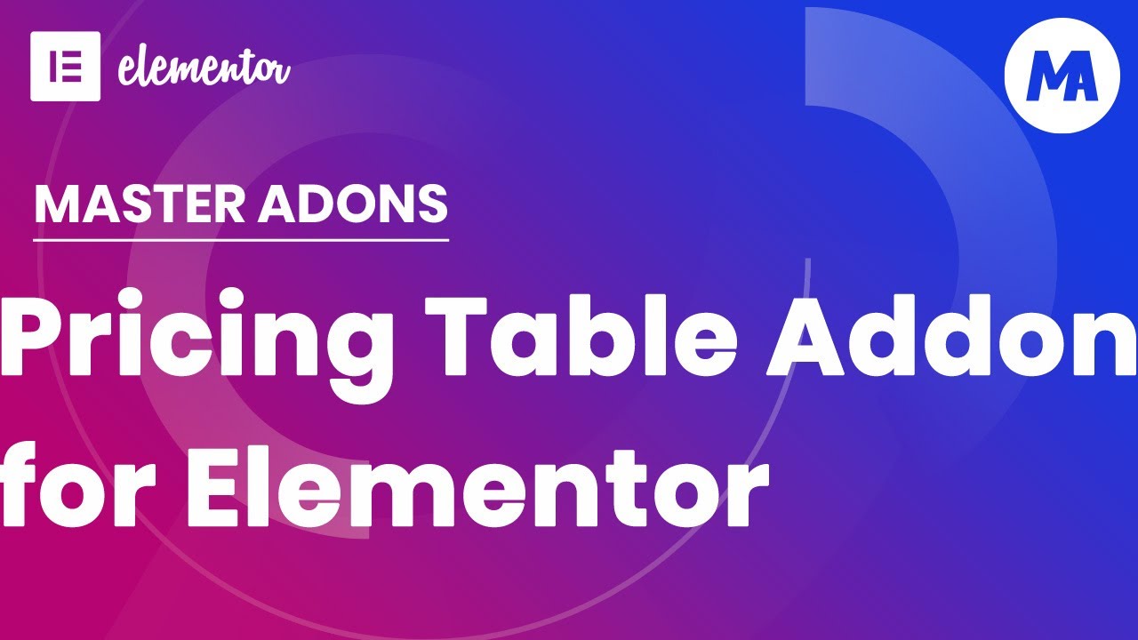 Pricing Table Tutorial Video