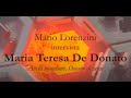 ANELLI MANCANTI & OCEANO di SENSI: Mario Lorenzini intervista Maria Teresa De Donato