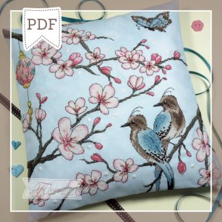 Cherry Blossom Cushion - Faby Reilly Designs