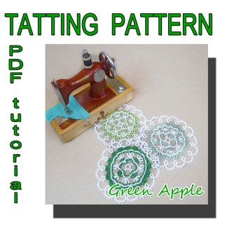 Doily Green Apple pattern