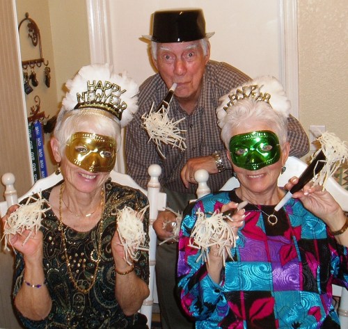 Dad is ready for the party!