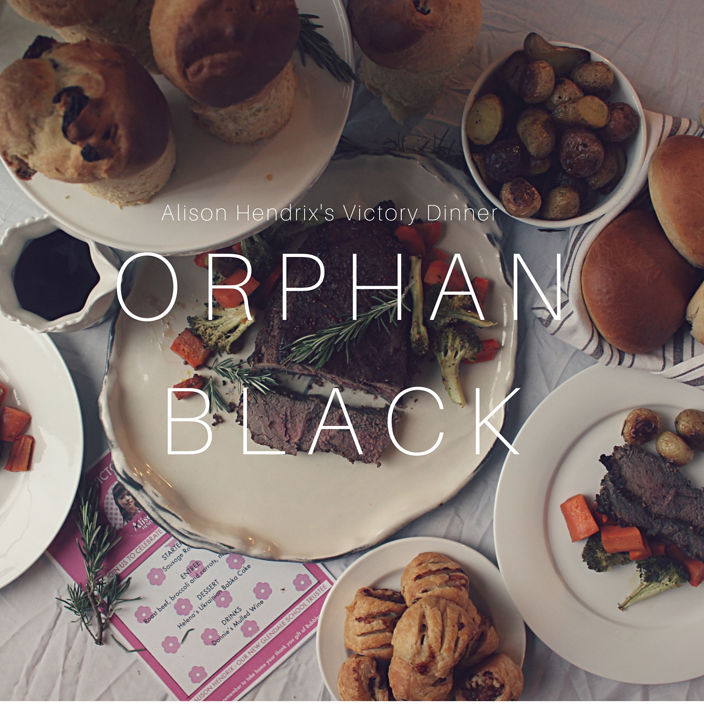 Orphan Black: Alison Hendrix's Victory Dinner Menu Recipe
