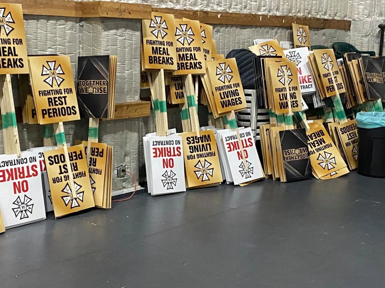 IATSE strike signs