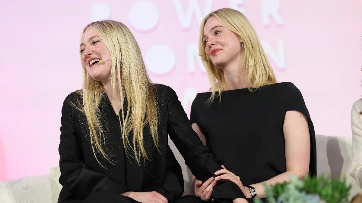 Dakota and Elle Fanning at TheWrap's Power Women Summit