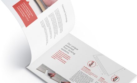 An image of an open brochure