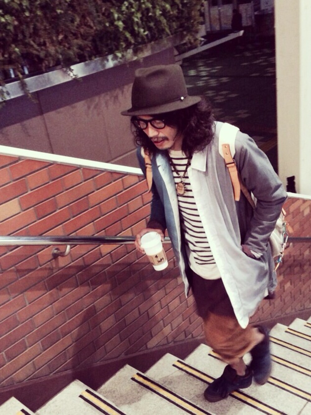 nonakaさんの「2tone long shirts（AlexanderLeeChang）」を使ったコーディネートの1枚目の写真