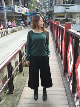 「CASIO(カシオ)のアイテム(置時計)」を使った、mirrorさん(レディース・165cm)の秋コーディネート