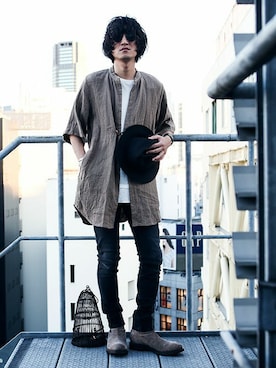 nano・universe men's STAFFさんの（M.A.M | マム）を使ったコーディネート