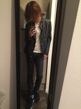 清水拓海さん(メンズ・169cm)の秋コーディネート