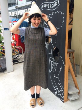 アトリエドゥサボンさん(レディース・157cm)の秋コーディネート