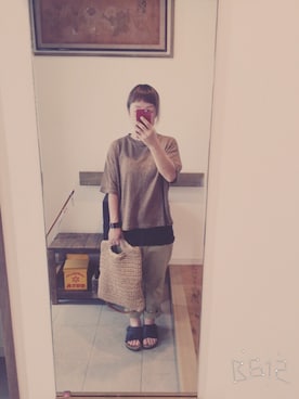 「NIKE(ナイキ)のアイテム(スマホケース/カバー)」を使った、しゅうさん(レディース・152cm)の夏コーディネート