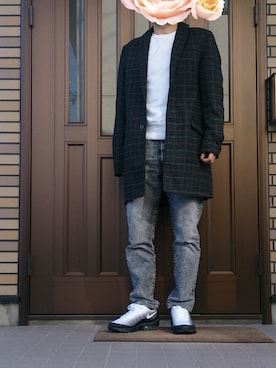 「NIKE(ナイキ)のアイテム(スウェット)」を使った、こうさん(メンズ・164cm・40代)の春コーディネート