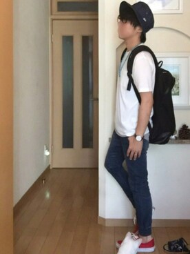 &you…引退しました。さん(メンズ・164cm)の夏コーディネート