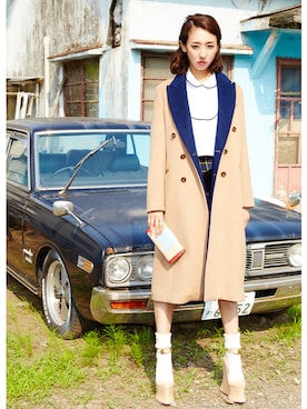 「PAMEO POSE(パメオポーズ)のアイテム(レッグウェア)」を使った、PAMEO POSEさん(レディース・160cm)の秋コーディネート
