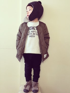 eightmaaanさん(キッズ・100cm)の冬コーディネート