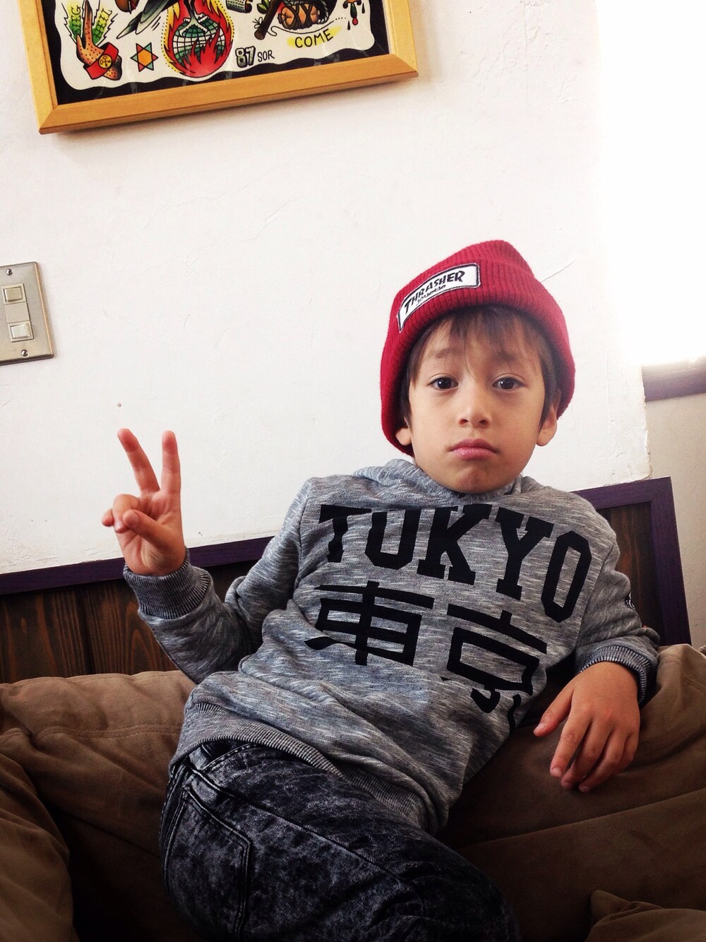 いるまるさんの（H&M）を使ったコーディネートの1枚目の写真