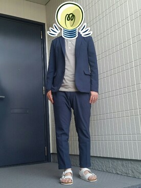 おかださん(メンズ・180cm)の春コーディネート