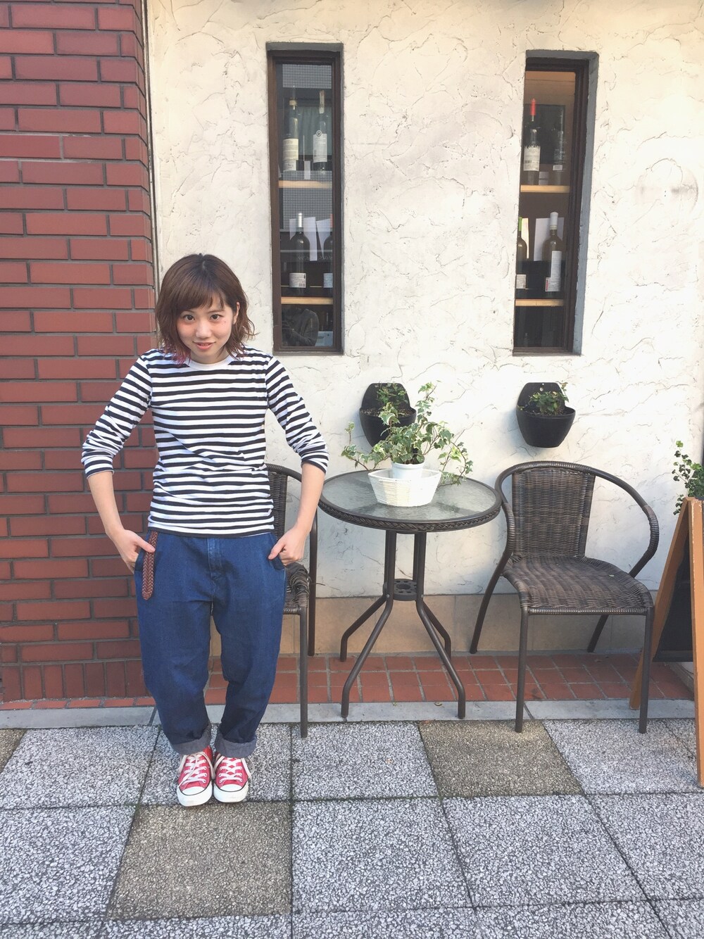 pさんの（Right-on）を使ったコーディネートの1枚目の写真