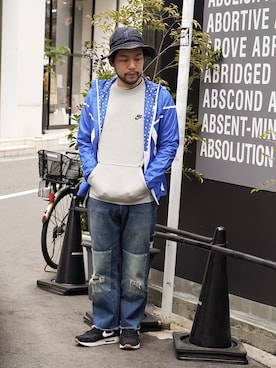 「NIKE(ナイキ)のアイテム(トップス)」を使った、MURAさん(メンズ・171cm・20代)の冬コーディネート