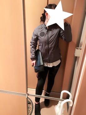 「NIKE(ナイキ)のアイテム(ナイロンジャケット)」を使った、cheru@nさん(レディース・160cm)の秋コーディネート
