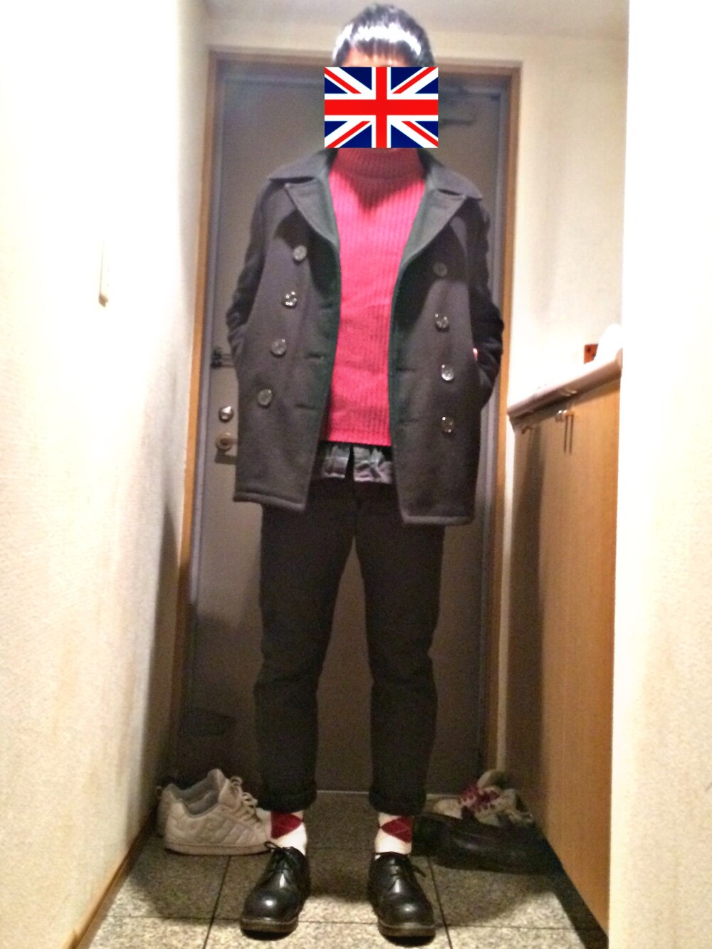 Noske.さんの「Dr.Martens 1461 3EYE SHOE [ドクターマーチン 1461 3アイ シューズ]（atmos/atmos girls）」を使ったコーディネートの1枚目の写真