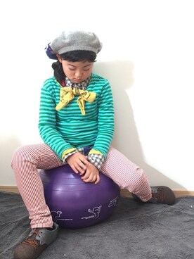 Rieruさん(キッズ・130cm)の冬コーディネート